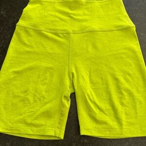 Beyond Yoga bright green Bike Shorts